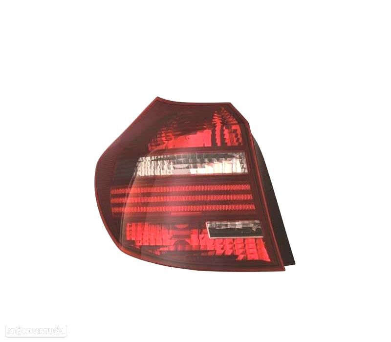 FAROLINS BMW E87 E81 VERMELHO ESCURECIDO - 2