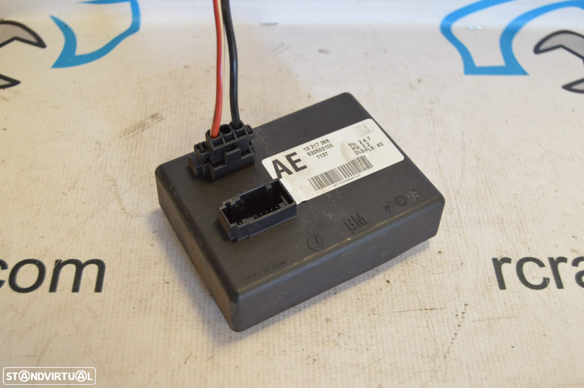 CENTRALINA ECU SENSOR LUZ LUZES LUMINOSIDADE UNIDADE CONTROLO GM13317368 13317368 532502100 OPEL INSIGNIA A G09 TOURER 2.0 CDTI 130CV A20DT - 2