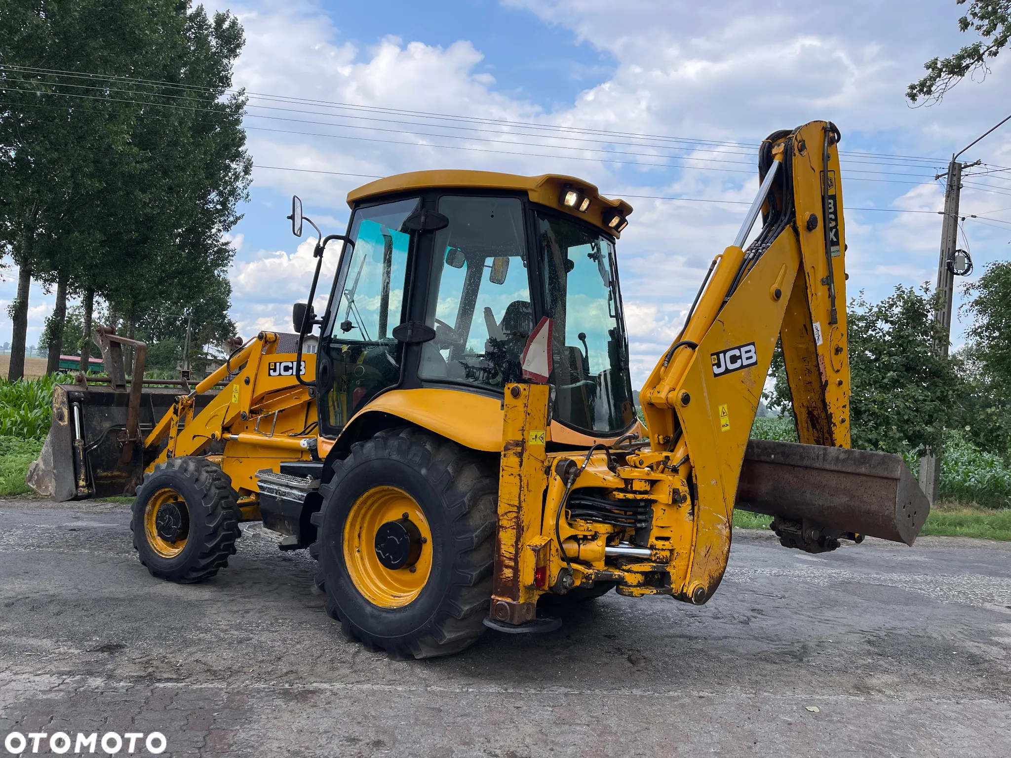 JCB Koparko Ładowarka Jcb 3CX SITEMASTER Koparka Krokodyl Widły Teleskop Napęd 4x4 BRUTTO ! - 4