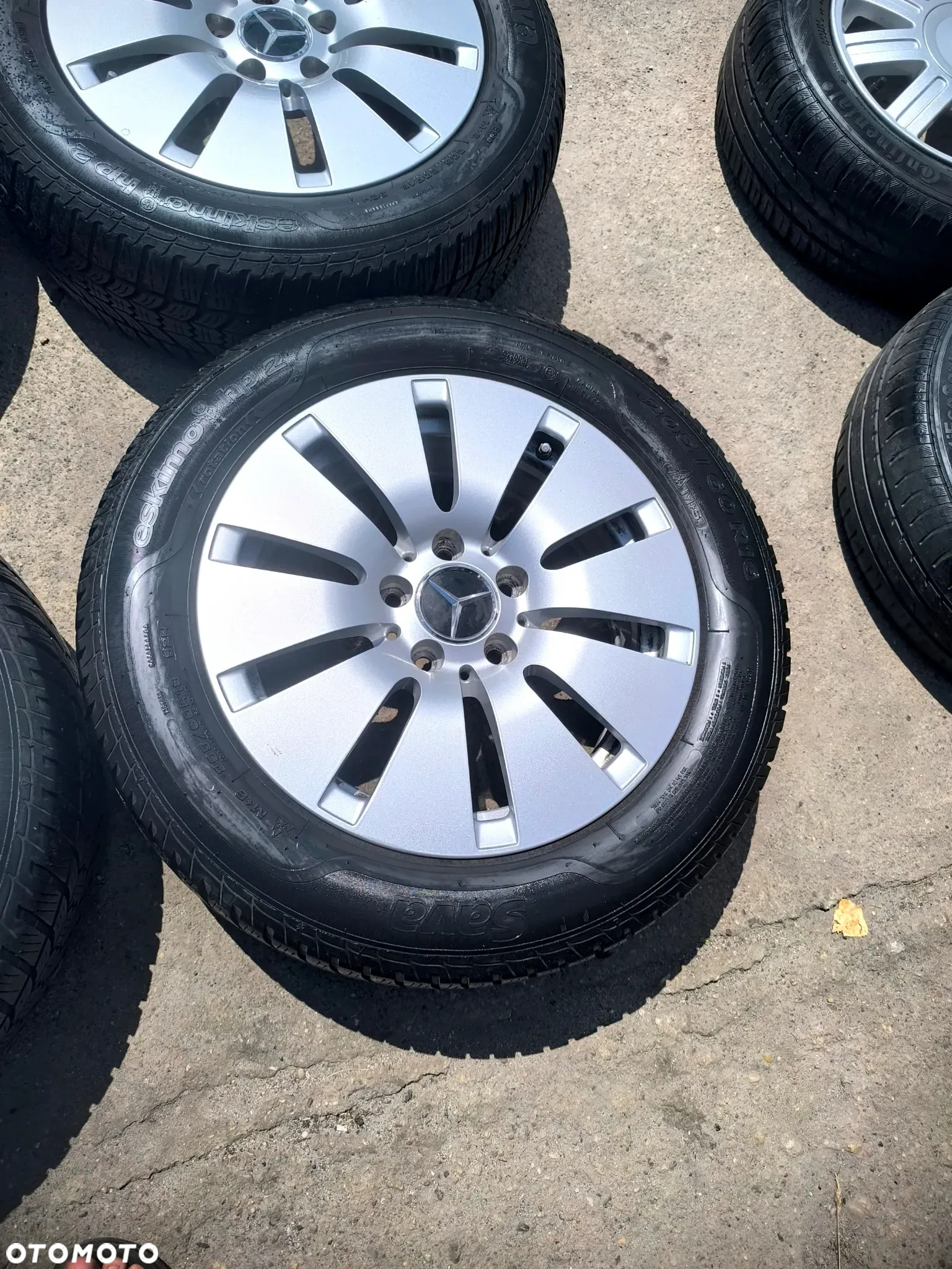5x112 Alufelgi Felgi Aluminiowe Koła zimowe Zima 16 Mercedes A Klasa W176  W177 A177 CLA A117 B Klasa W246 W247 VITO V-KLASA C Klasa W204 W205 205/60 Alu-Rad Legnica 5mm - 8