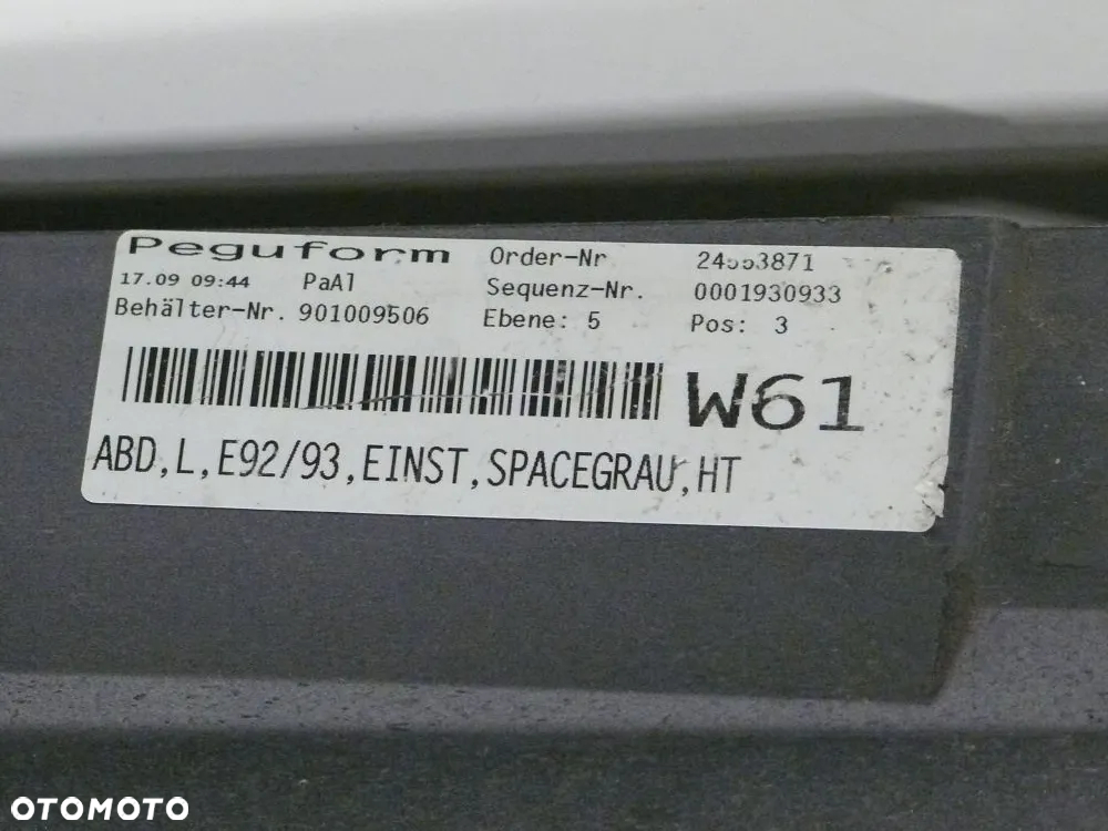 LISTWA PROGOWA LEWA BMW 3 E92 E93 - 2