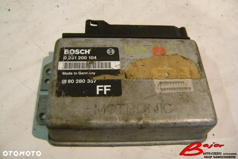 KOMPUTER STEROWNIK SILNIKA OPEL KADETT 0261200104 - 1