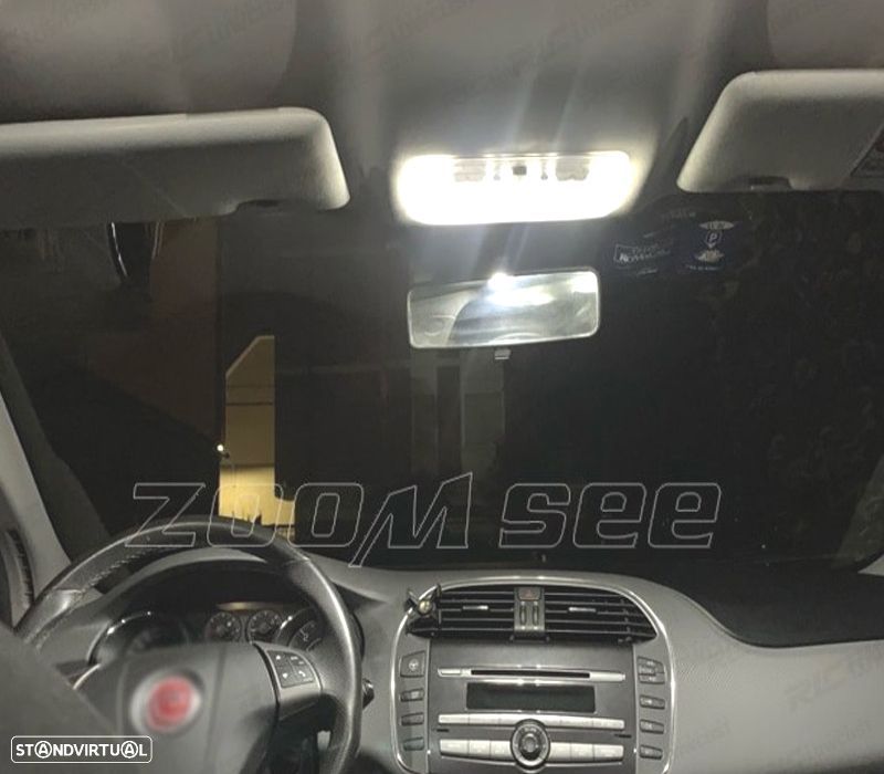 KIT COMPLETO 10 LAMPADAS LED INTERIOR FIAT PUNTO EVO 09-12 - 3
