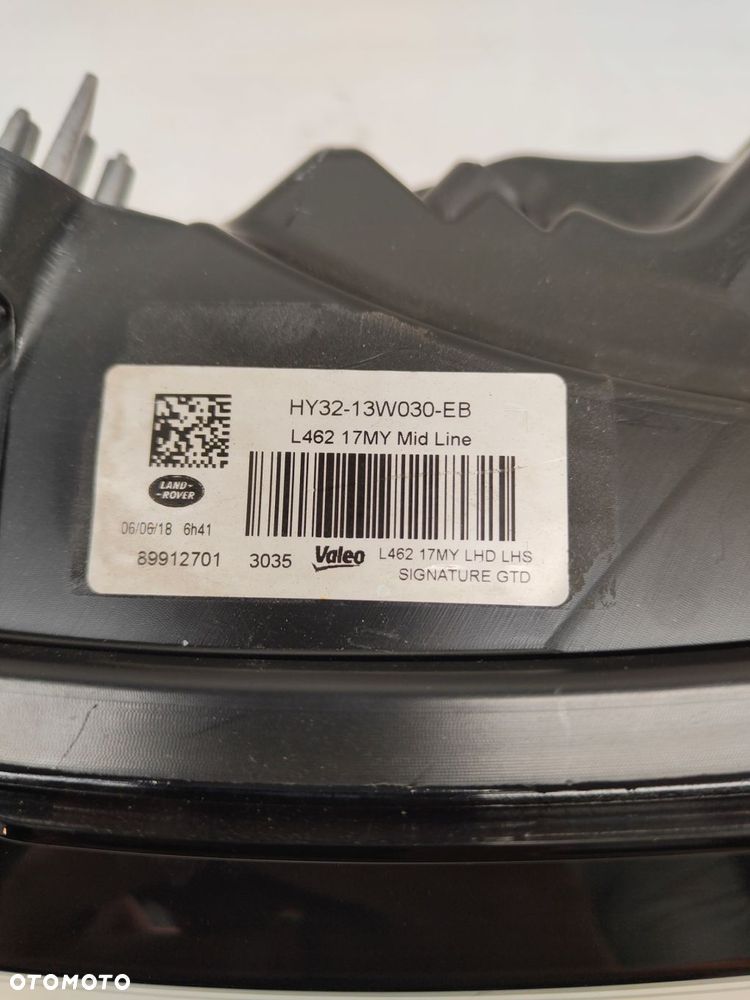 land rover dicovery 5 l462 full mid line lampa lewy przód hy32-13w030-eb - 3