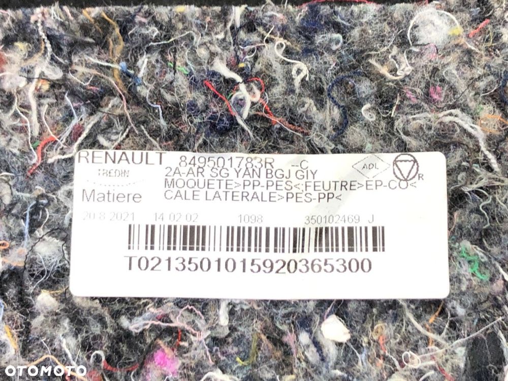 BOCZEK BAGAŻNIKA PRAWY - 64.00 PLN - RENAULT CLIO V (B7_) 2019 - 2022 TCe 90 (B7MT) 67 kW [91 KM] - 3