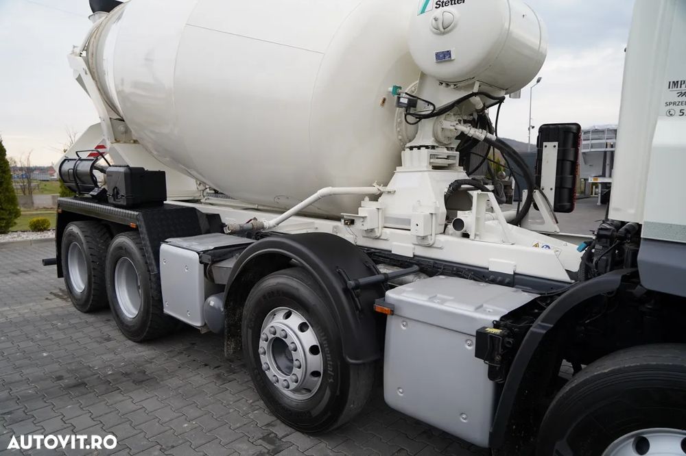 DAF CF 440 / 8x4 / BETONIERĂ SCHWING STETTER / BETONIERĂ 9 M3 / AUTOMATĂ / CAMERĂ / - 15