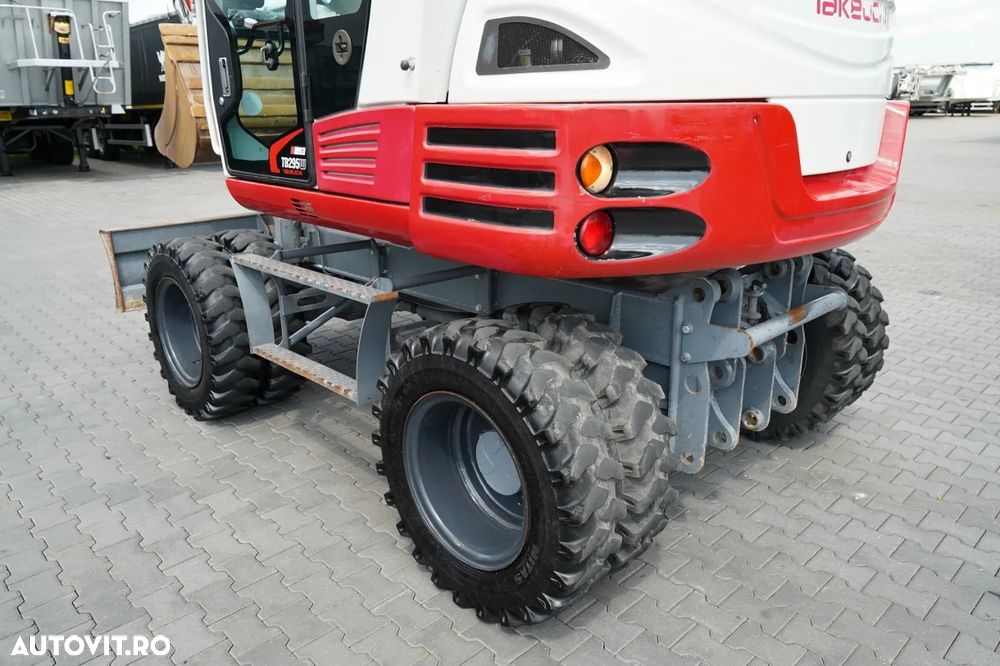 Takeuchi TB 295 W / EXCAVATOR PE ROȚI / 2016 / CONTRACT DE SERVICE POST-SERVICE - 13
