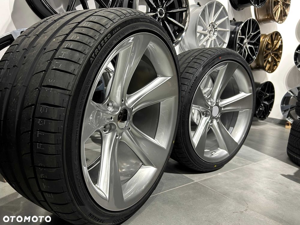 Koła letnie 19 5x120 BMW E60 E61 Styling 128 przód tył 9" 10" - 3