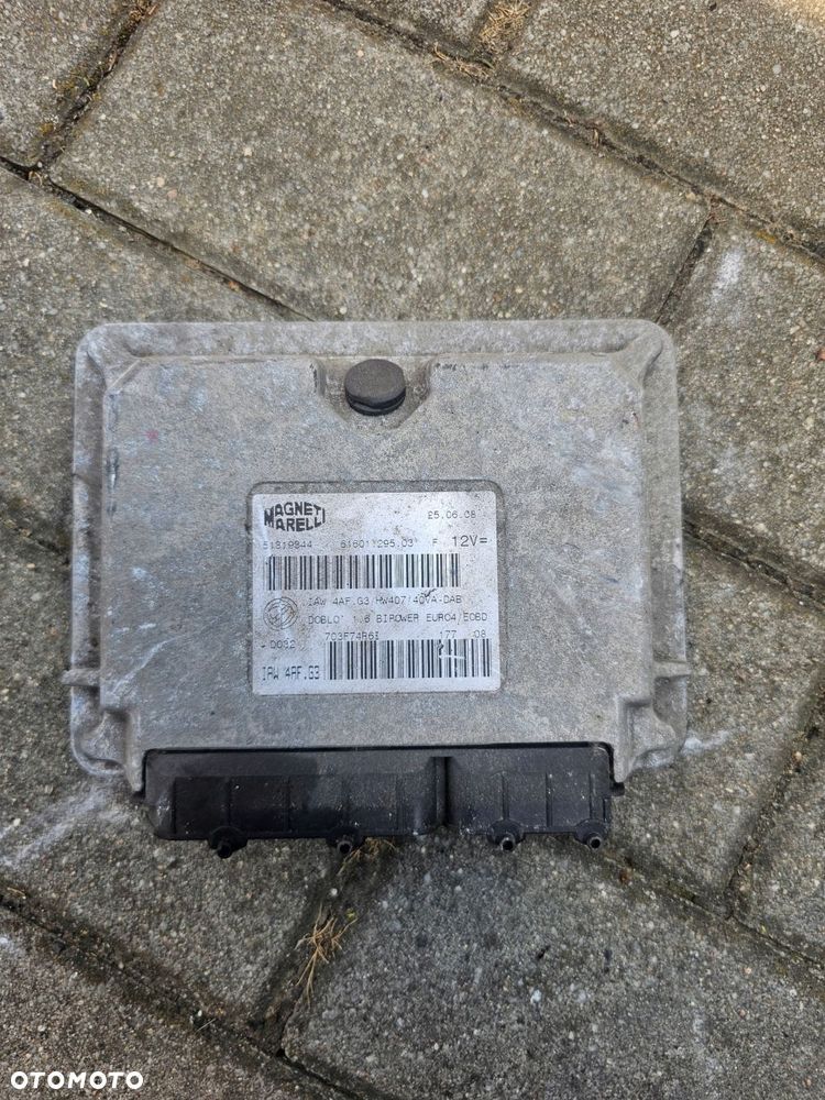 komputer sterownik silnika 51819344 fiat doblo - 1