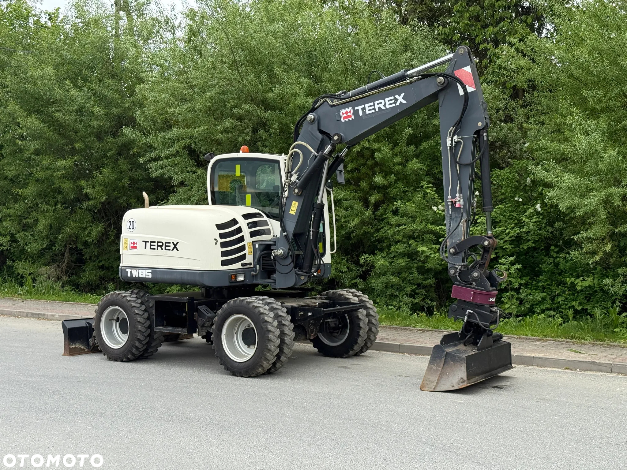 Terex * Koparka Kołowa TEREX TW 85 * Sprowadzona * Rototilt * - 12