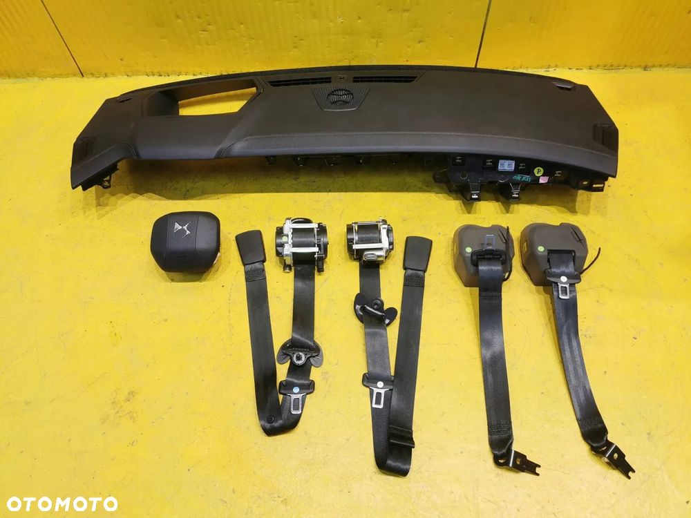 Citroen DS4 CROSSBACK DESKA KONSOLA PASY AIR BAG CZARNA - 1