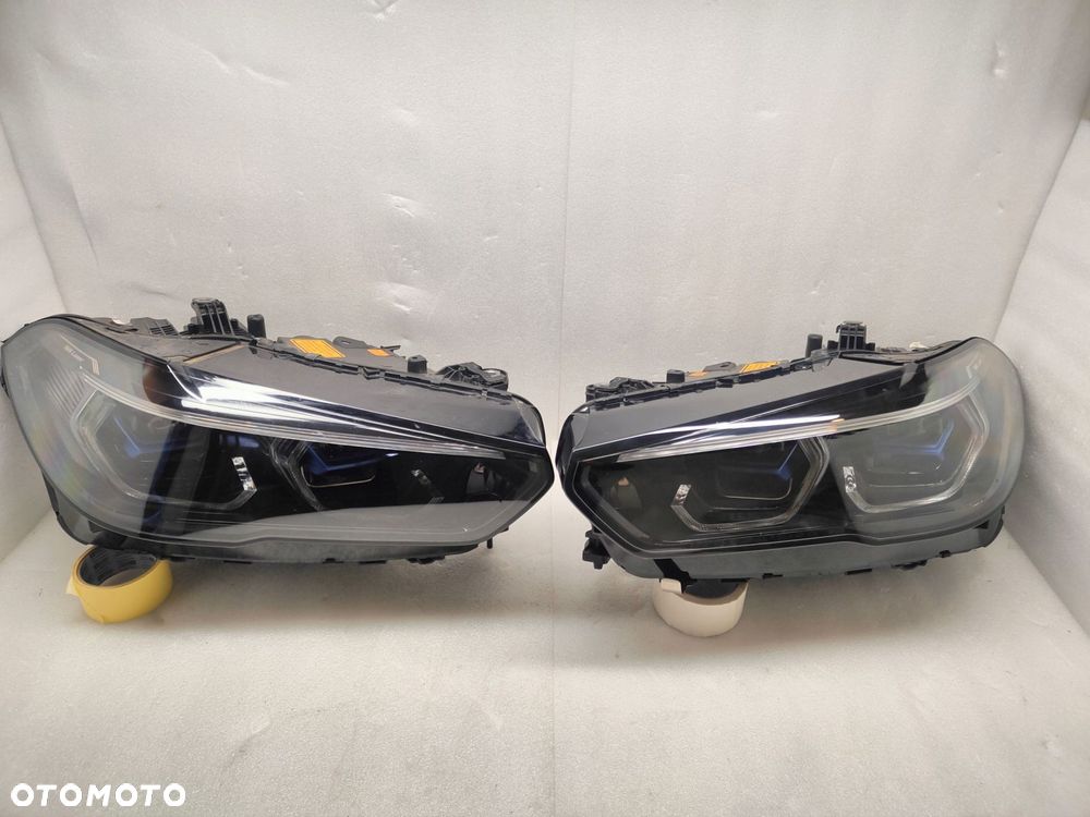 bmw x5 g05 laser ciemny komplet lamp przód 5a279b1, 5a279b2 - 1