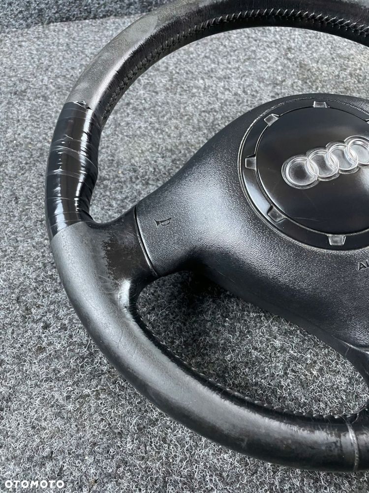 audi a3 8l kierownica trójramienna skóra do obszycia poduszka airbag kpl. - 7