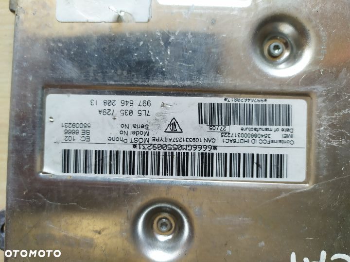 MODUŁ TELEFONU CAYENNE TOUAREG 7L5035729A - 2