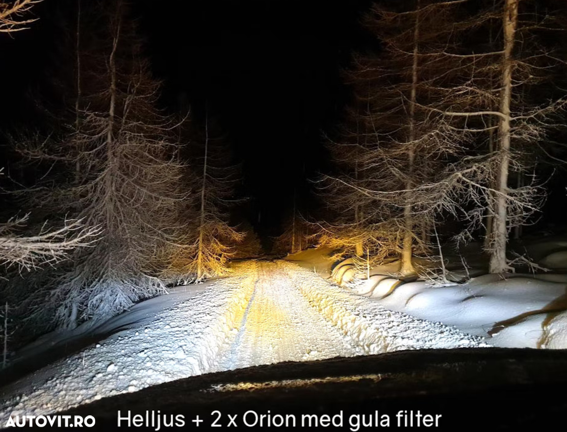 Proiector suplimentar Orion 10+ black, Ledson, LED, 100W, pozitie alb galbena/portocalie - 12