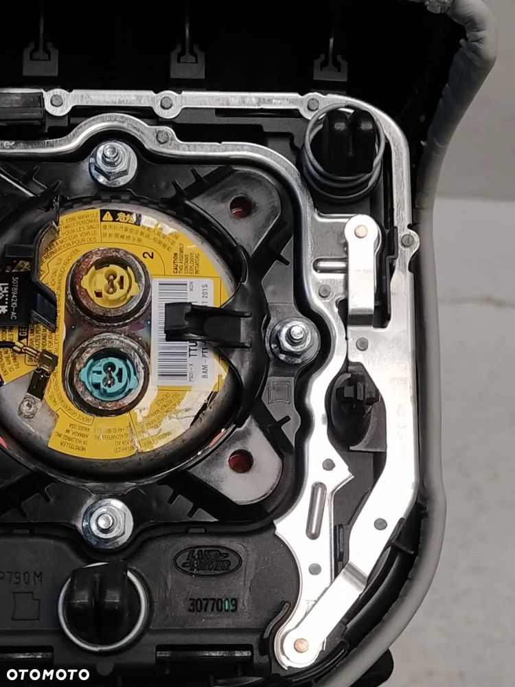 RANGE ROVER VOGUE L405 SPORT L494 AIRBAG PODUSZKA POWIETRZNA KIEROWCY SZARA SKÓRA ORYGINAŁ - 11