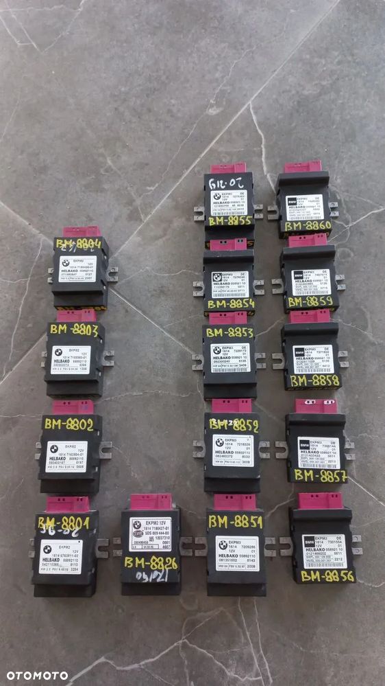 BM-7501 --> MODUŁ ALARMU FOTELI HAKA POMPY ICM ZAWIESZENIA KLIMATYZACJI LICZNIKA ZASILANIASKRZYNKA BEZPIECZNIKÓW (AUKCJA 2/2) - 1