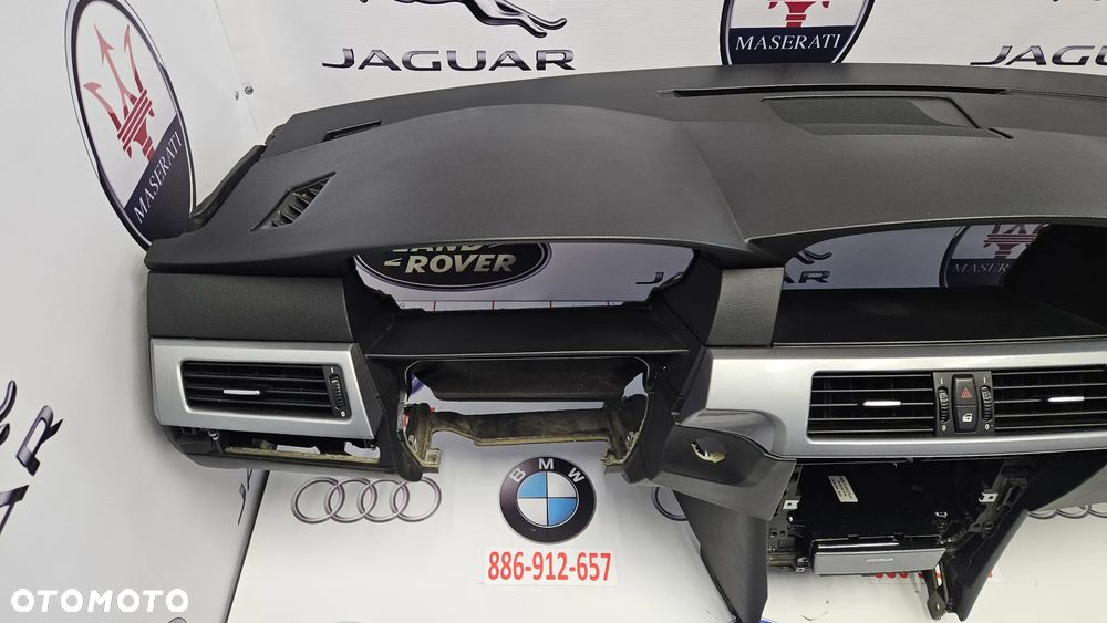 BMW 5 E60 E61 LIFT LCI Start Stop Kokpit Konsola Deska Poduszki powietrzne Airbag Napinacze - 13