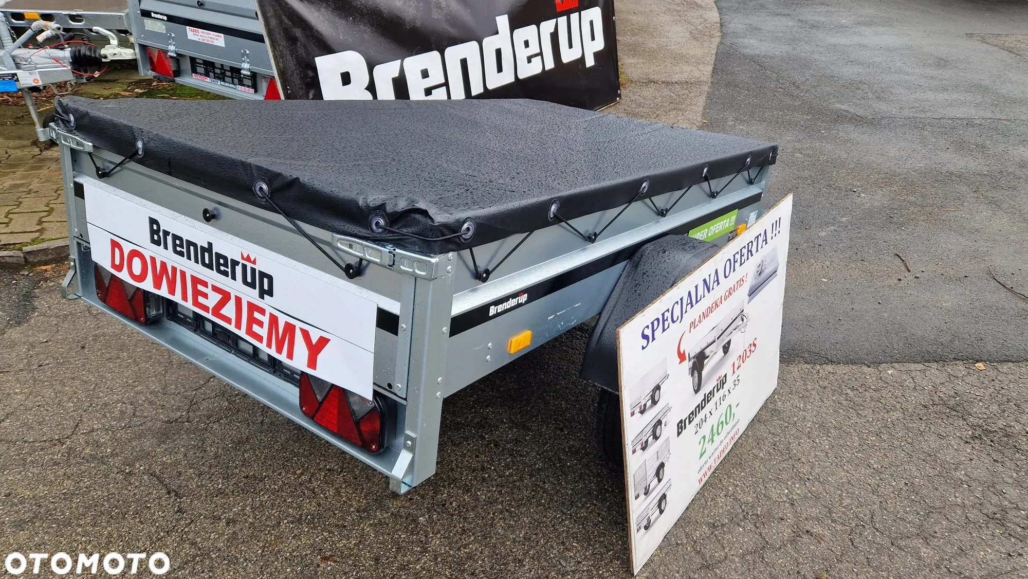 Brenderup 1203S 204x116x35 z plandeką płaską - 14
