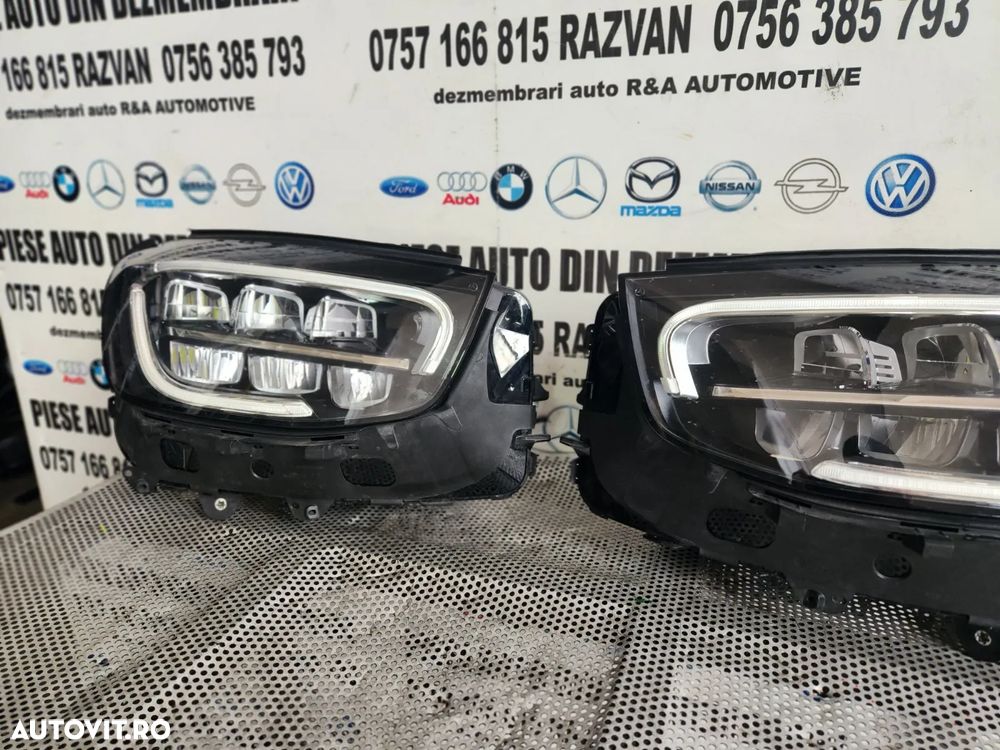 Faruri Far Stanga Dreapta Full Led Mercedes GLC W253 X253 Facelift Complete An 2019-2020-2021-2022 - 6