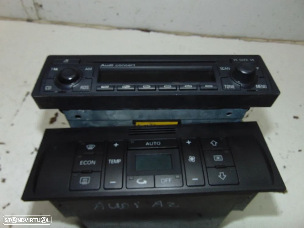 Audi A2 rádio/comando ar condicionado - 2