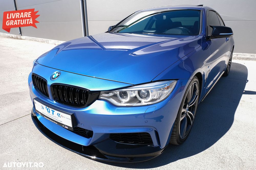 Grile Centrale BMW 4 Series F32 F33 F36 (2013-03.2019) Piano Black M Design- livrare gratuita - 7