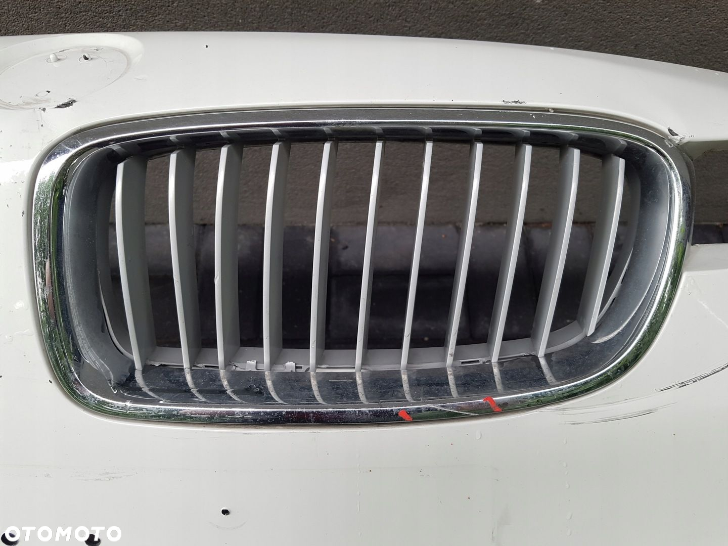 BMW 3 F30 F31 zderzak przód atrapa nerka 730834705 - 5