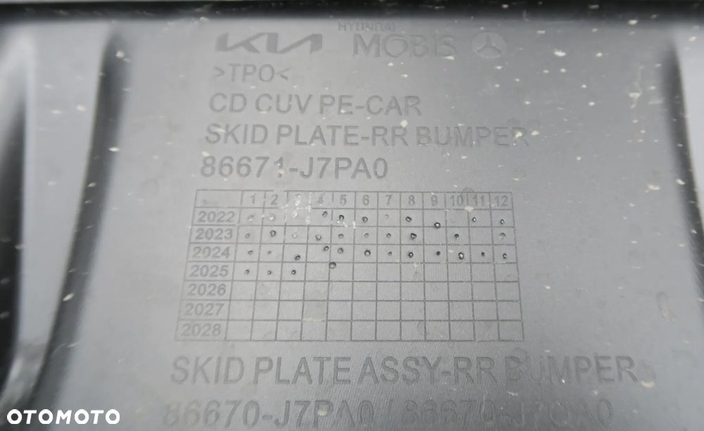 KIA X-CEED Lift 2022 - zderzak tył kratka spoiler chromy dyfuzor ORYGINAŁ - 15