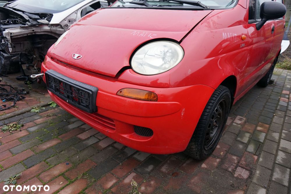 MASKA ZDERZAK BŁOTNIKI LAMPY MATIZ M100  DAEWOO 1998-2007 CZERWONY PRZÓD KOMPLETNY - 23