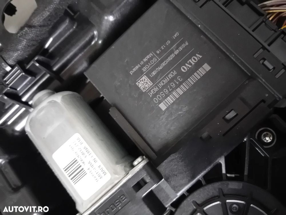 Panou Macara Geam Electrica Completa Volvo S90 V90 An 2016-2020 Volan Stanga - 7