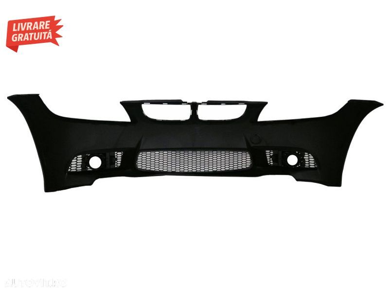 Bara Fata cu grile centrale BMW Seria 3 E90 Sedan E91 Touring (2004-2008) Non LCI - livrare gratuita - 4
