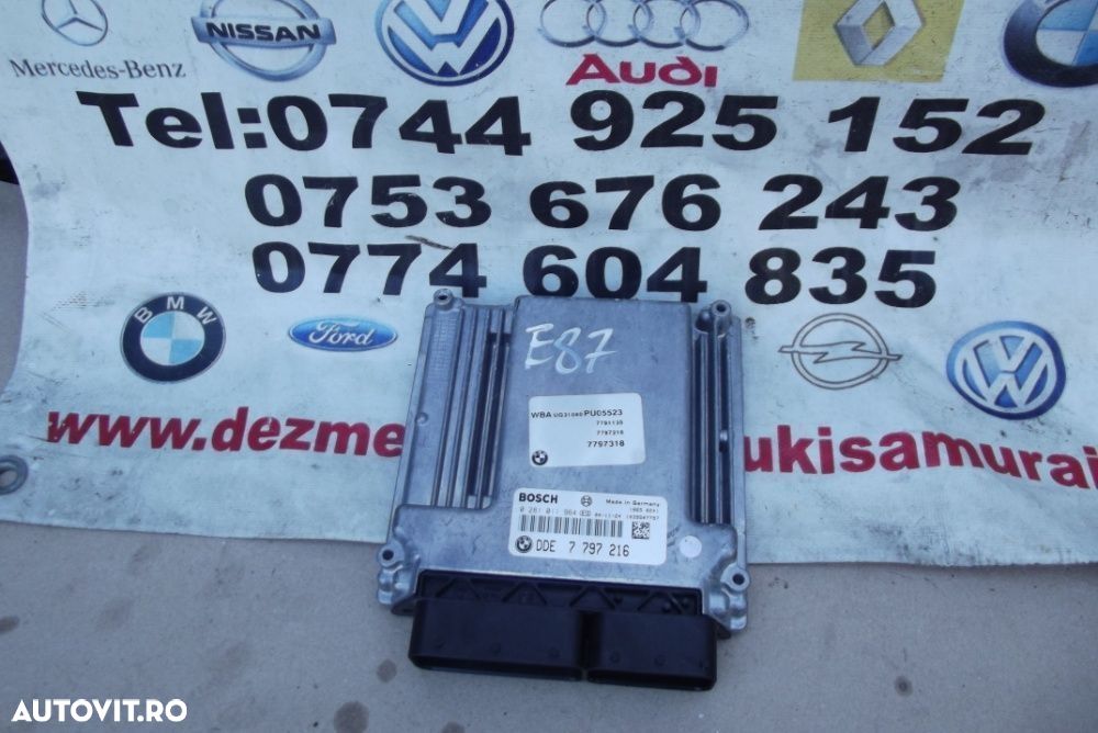 Calculator Motor BMW E87 2.0 ECU BMW Seria 1 dezmembrez BMW e87 2.0 - 3