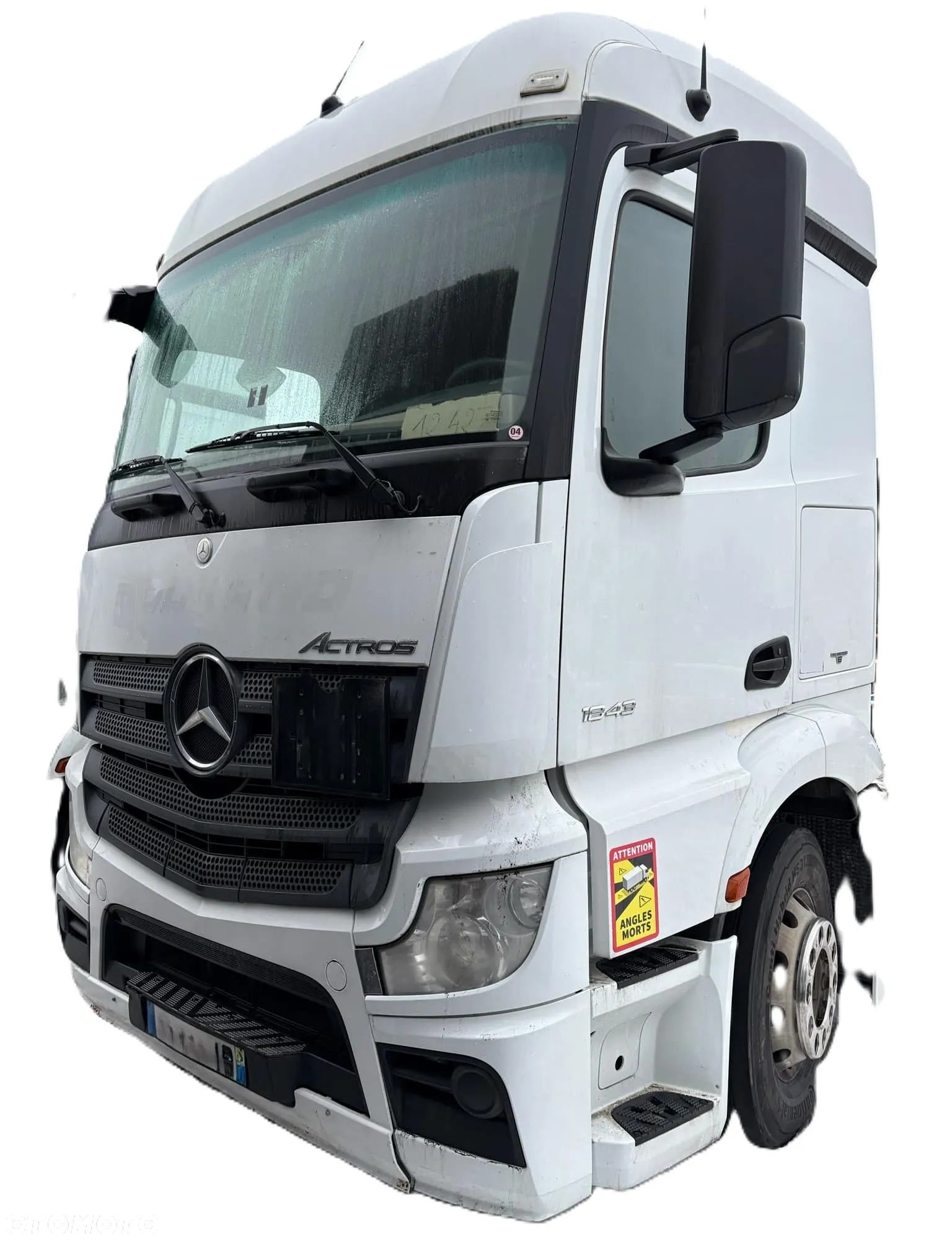 KOMPLETNY PRZÓD MASKA ZDERZAK LAMPA MERCEDES ACTROS MP4  WĄSKA KABINA - 5