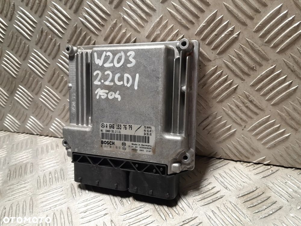MERCEDES W203 KOMPUTER STEROWNIK SILNIKA  2.2 CDI DIESEL 6461537679 - 5
