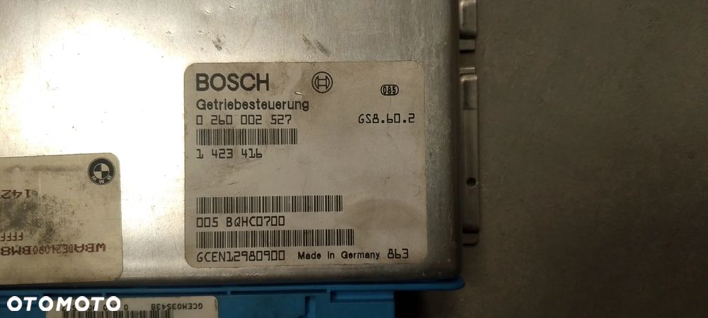 BMW E39 E38 STEROWNIK AUTOMATYCZNEJ SKRZYNI BIEGÓW 0260002527  GSB.60.2  1423416  005 BQHC0700  GCEN12980900  GCEN035438 0260002527  WBA DE21090 BM85642  1423451  -  Skrzynia: A5S440Z - TA /  5HP24 /  24001423190 /  24001423191 /  1058000017 /  1423190 /  1423191 . GWARANCJA !!! - 2