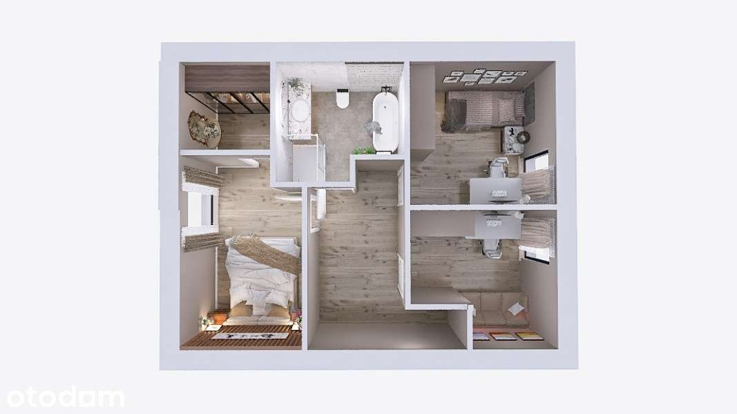 Bliźniak 104 m²–działka 379 m², smart-home, podłogówka 80%-REZERWACJA - Pełny obrazek: 3/8