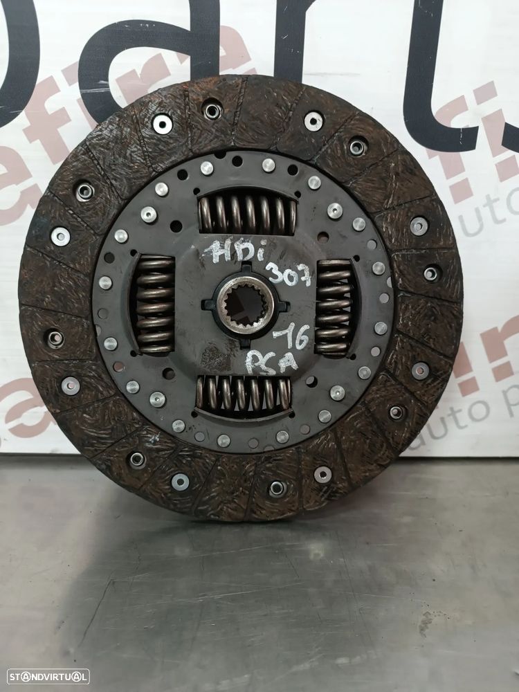 EMBRAIAGEM (DISCO + PRENSA) PEUGEOT 307 / CITROEN C4 1.6HDI 90CV (MONOMASSA) SEMINOVO - 4