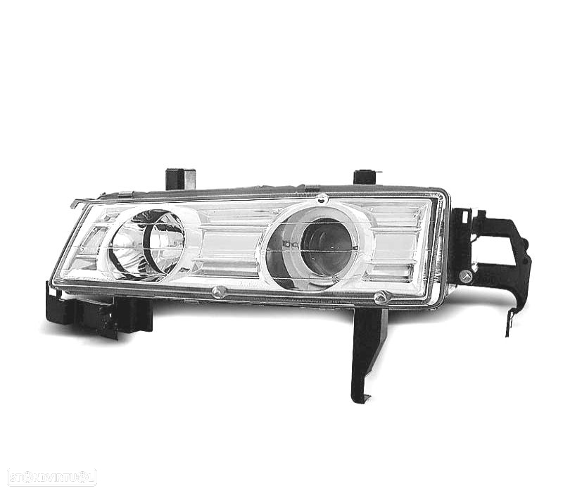FARÓIS ANGEL EYES HONDA PRELUDE 92-96 FUNDO CROMADO - 2