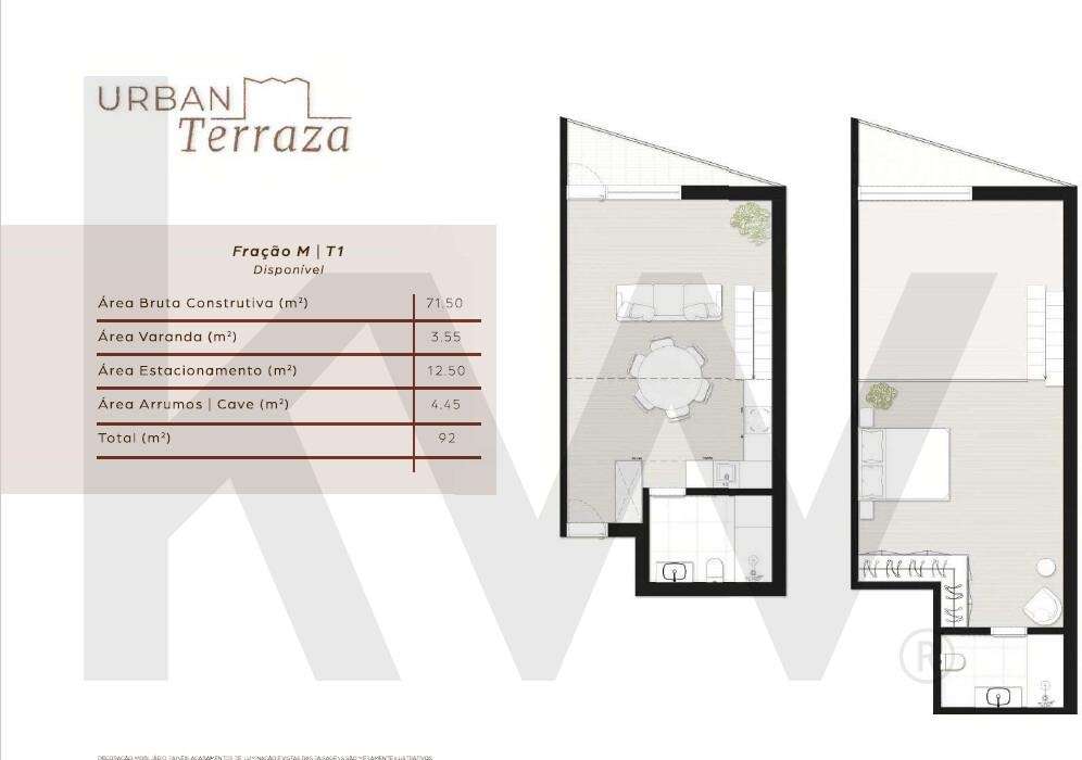 T2 - Senhora da Hora - Fração M - Grande imagem: 2/3