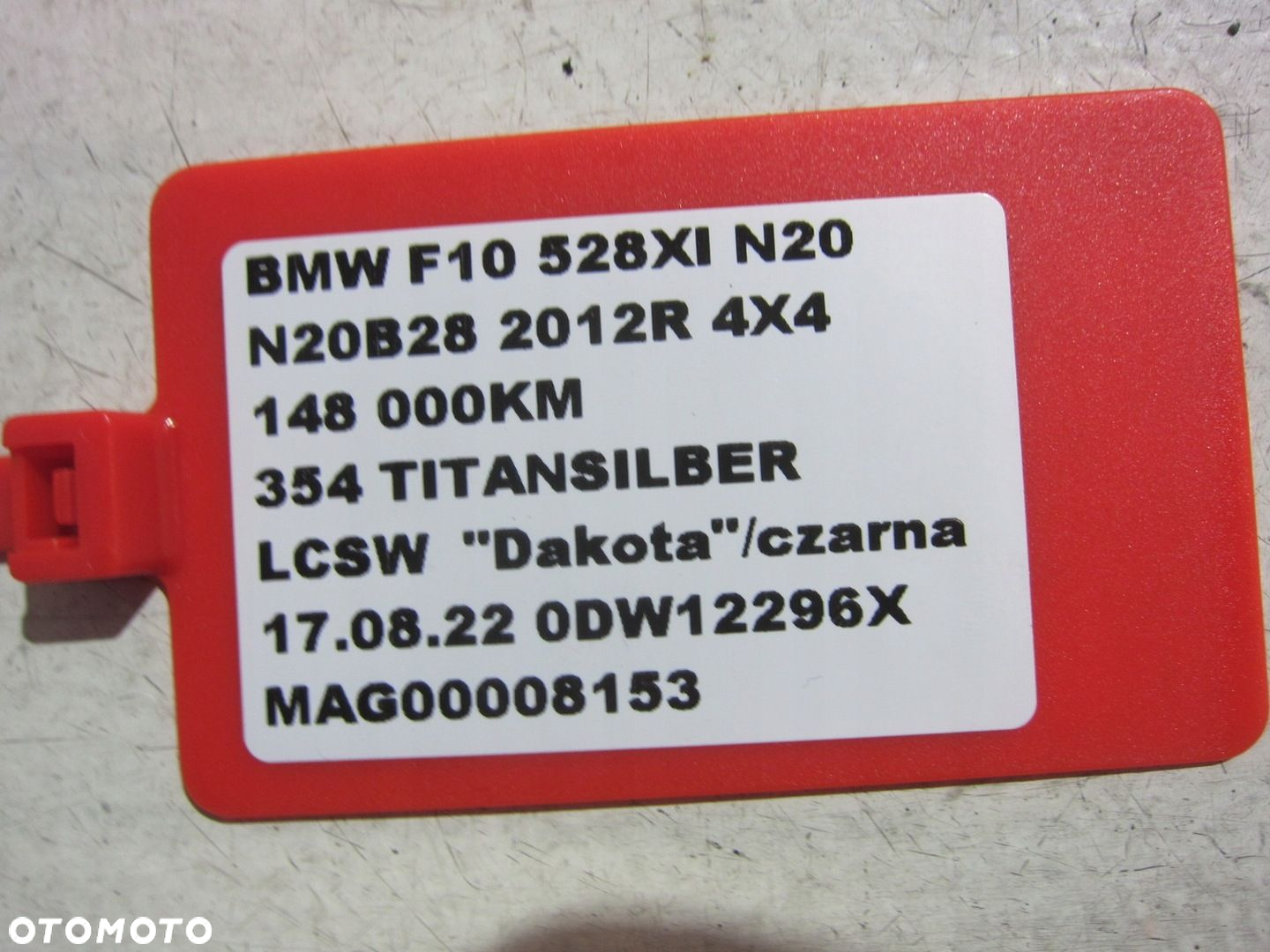 BMW F10 528XI N20 SKRZYNIA BIEGÓW 24007642074 AUTO 7642074 - 5