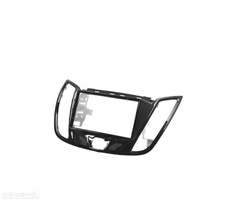 MOLDURA ADAPTADOR PRETO BRILHANTE PARA RADIO 2-DIN PARA FORD C-MAX KUGA ESCAPE CON PANTALLA DE 4.2 - 3