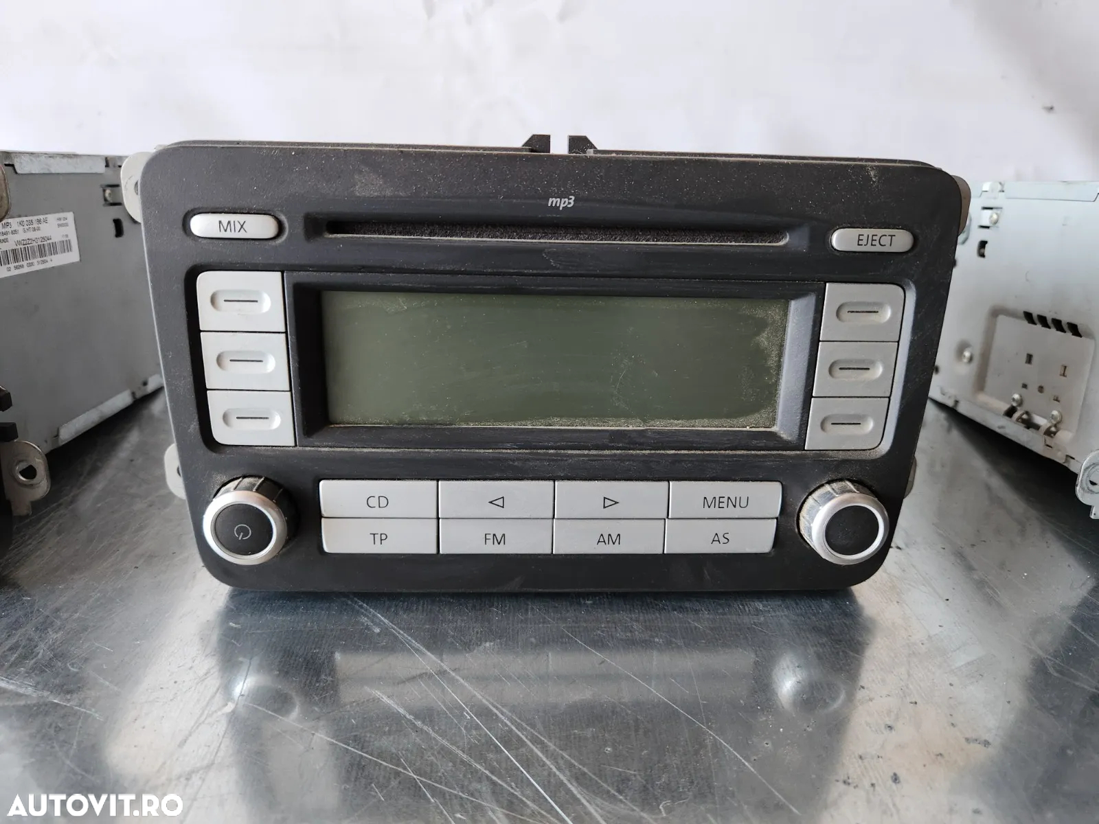 Radio Cd Player MP3 Vw Passat B6 An 2005-2006-2007-2008-2009-2010 Cod 1KAD Touran Jetta Caddy Golf - 8