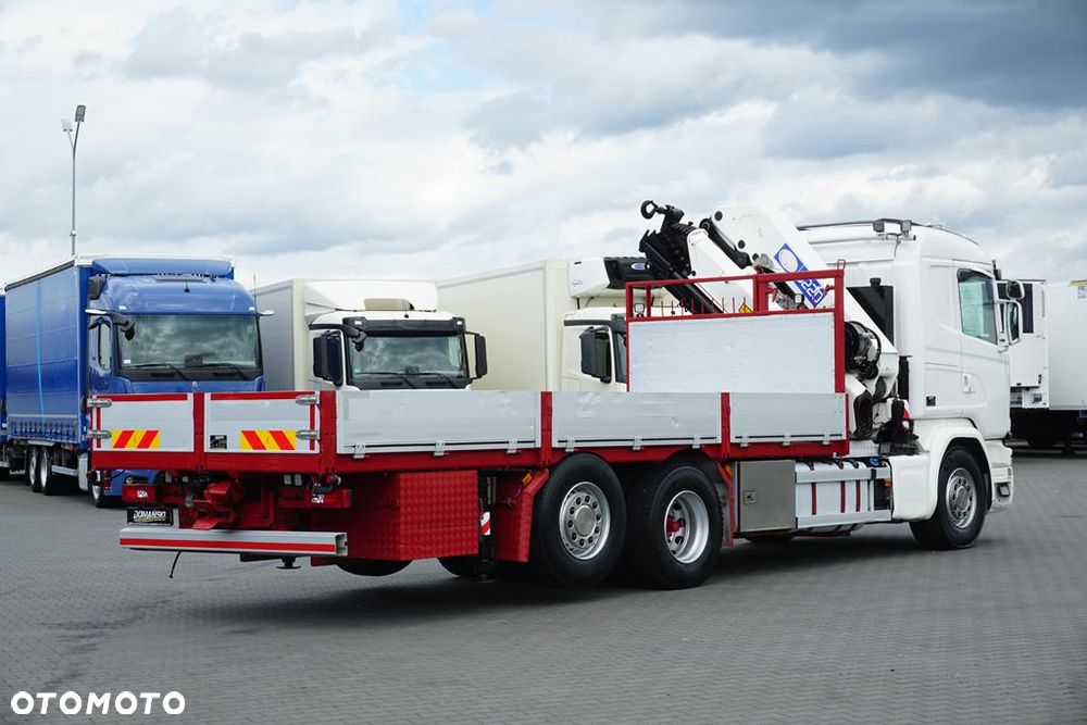 Scania G 490 / 6 X 2 / SKRZYNIOWY + HDS / HMF 3220 K7 / WYSIĘG 18,9 M - 7