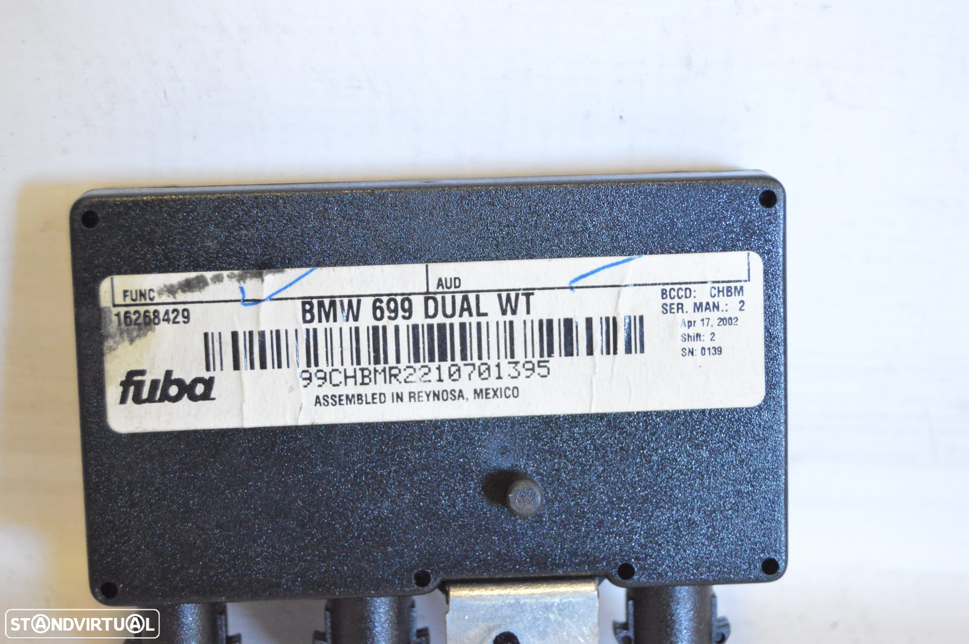 ANTENA AMPLIFICADOR CENTRALINA MODULO COMANDO RADIO AUTORADIO 16268429 BMW SERIE 3 E46 325i 192CV M54B25 SERIE 5 E60 E61 - 4