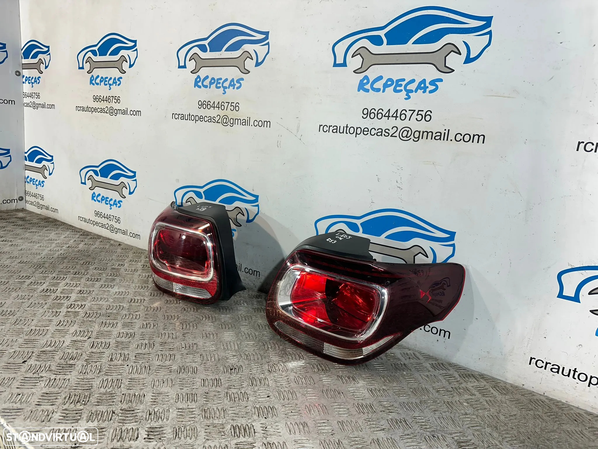 .Farolim traseiro Tras Direito Esquerdo PSA Citroen DS DS3 2009 - 2016 - 4