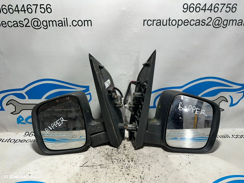 .Espelho Retrovisor Lateral Esquerdo Direito Original PSA Peugeot Bipper Citroen Nemo Fiat Fiorino 735460573 2008 - 2019 - 3