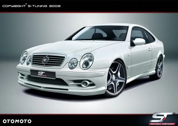 MERCEDES CLK W208 AMG ZESTAW OSPOILEROWANIA ZDERZAKI - 6