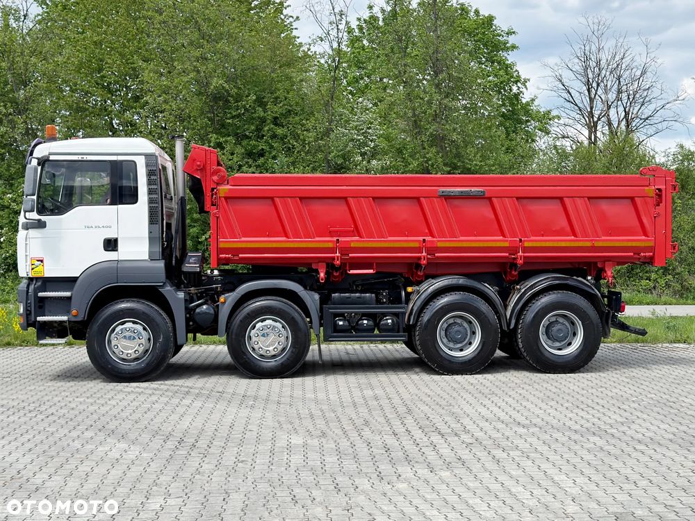 MAN TGA 35.400 * WYWROTKA 6,00 m + BORDMATIC * 8x4 * STAN BDB - 6