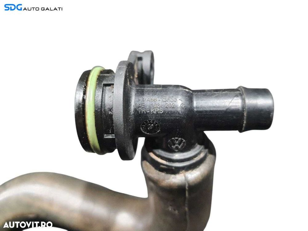 Furtun Conducta Teava Epurator Gaze Turbo Turbosuflanta Volkswagen Passat B8 1.2 TSI 2014 - 2023 Cod 04E103175D [N3217] - 5