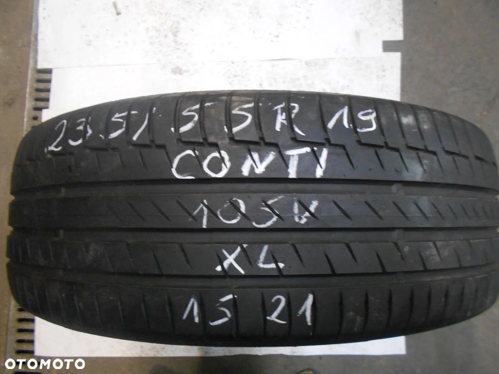 OPONY 235/55R19 CONTINENTAL PREMIUM CONTACT 6 XL DOT 4222 / 1521  7MM - 2